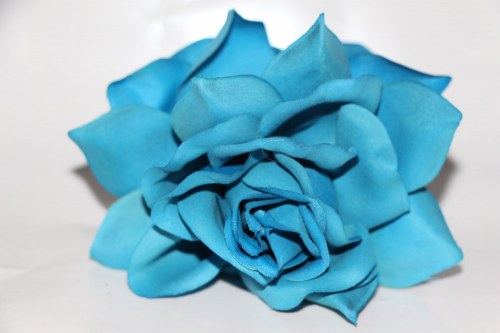 Double fleurs a pince Bleu clair N° 1