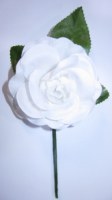 Fleur Blanche avec tige Réf.FLEUR006