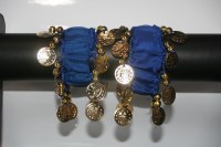 Bracelets,chevilles Bleu Réf BC1