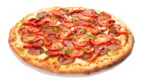 Pizza chorizo / tomates de 26 cm