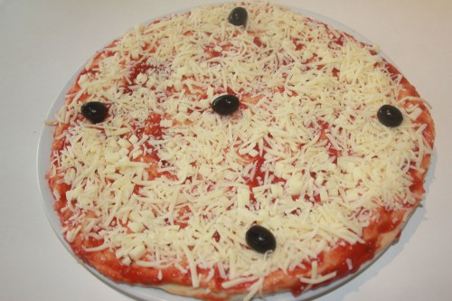 Pizza margherita de 26 cm